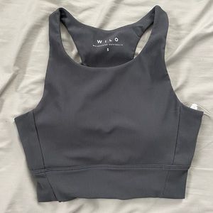 Gray Sports Bra by Wilo
